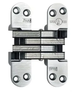 SOSS 218IC15 Model 218IC Invisible Closer Hinge, Satin Nickel