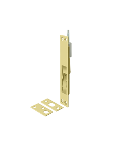 Deltana 24EFB3 24" Rod Extension Flush Door Security Bolt Polished Brass