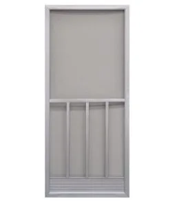 Prime-Line Products PRECISION 3210GR2868 Screen Door 79-3/4" H X 31-1/4" W Promo Gray Steel Gray