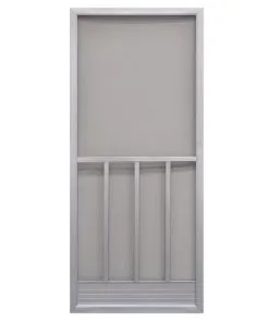 Prime-Line Products PRECISION 3210GR3068 Screen Door 79-3/4" H X 35-1/4" W Promo Gray Steel Gray