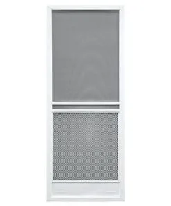 Prime-Line Products PRECISION 3230WH2868 Screen Door 79-3/4" H X 32" W Capri White Steel White