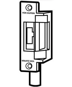 Von Duprin 6211AL 12V US4 DS-LC Electric Strike Satin Brass