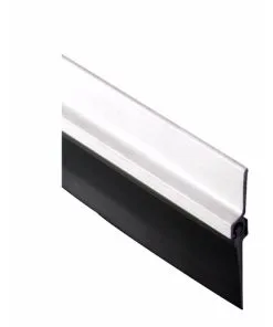 Pemko 307AV 48 48" Door Bottom Sweep With 1" Vinyl Mill Finish Aluminum Finish