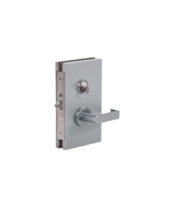 CR Laurence CRL DL611RSBS Brushed Stainless 6" X 10" RHR Center Lock With Deadlatch In Storeroom Function