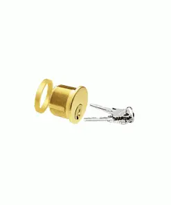 CR Laurence CRL DRA50PB Polished Brass Keyed Cylinder For Center Lock With Deadlatch