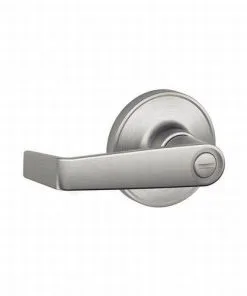Schlage Residential J40 MAR 630 J40 Marin Privacy Lever Lock, Satin Stainless Steel