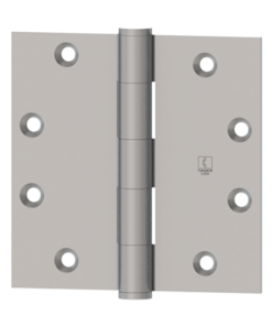 Hager 005681 1191 4-1/2" X 4-1/2" Full Mortise Five Knuckle Standard Weight Plain Bearing Hinge Non Removable Pin Satin Chrome Finish