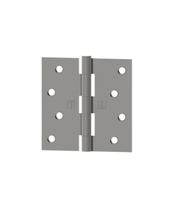 Hager 033197 1741 4" X 4" Steel Square Corner Full Mortise Plain Bearing Residential Hinge, Antique Brass Finish