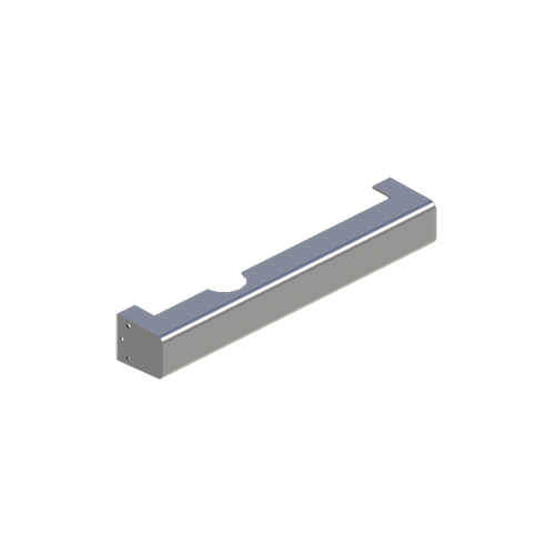 Hager 070962 5920 Slim Line Plastic Cover Aluminum Finish