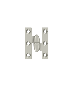 Deltana OK2015U15-R 2" Height X 1-1/2" Width Olive Knuckle Door Hinge With Ball Bearing Right Hand Satin Nickel