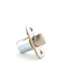 Falcon Q330202626 2-3/8" Round 1" Face Dead Latch For W Series Satin Chrome Finish