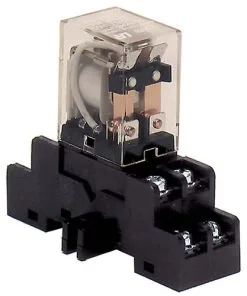 Altronix RDC12 Relay And Base Module, 12VDC Operation At 86mA Draw, DPDT Contacts Rated At 10A/220VAC Or 28VDC