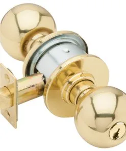 Schlage Commercial Schlage A80PD ORB 605 EI214 Cylindrical Lock Bright Brass