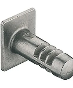 Hafele 237.56.980 Locking Bolt, For EFL1 Wooden Doors Metal Metal, Nickel Plated Nickel Plated
